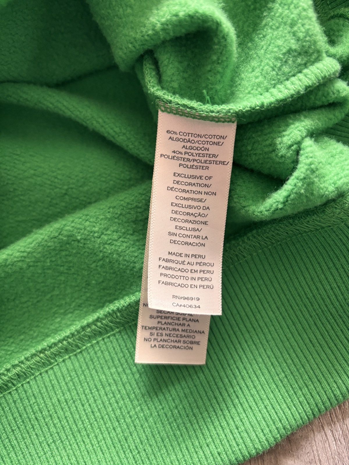 Heaven by Marc Jacobs Heaven by Marc Jacobs Teddy Bear Zip Up Hoodie Kelly Green Size US M / EU 48-50 / 2 - 6 Thumbnail