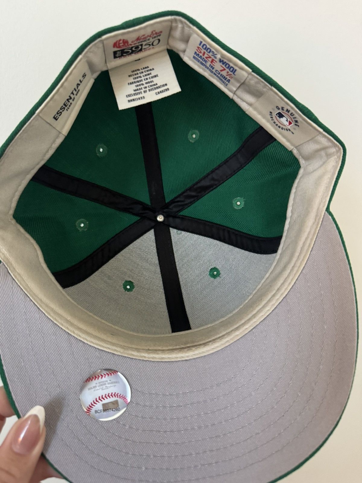 Fear of God × New Era Fear of God x New Era 59Fifty “Green” Fitted Hat Size ONE SIZE - 7 Thumbnail