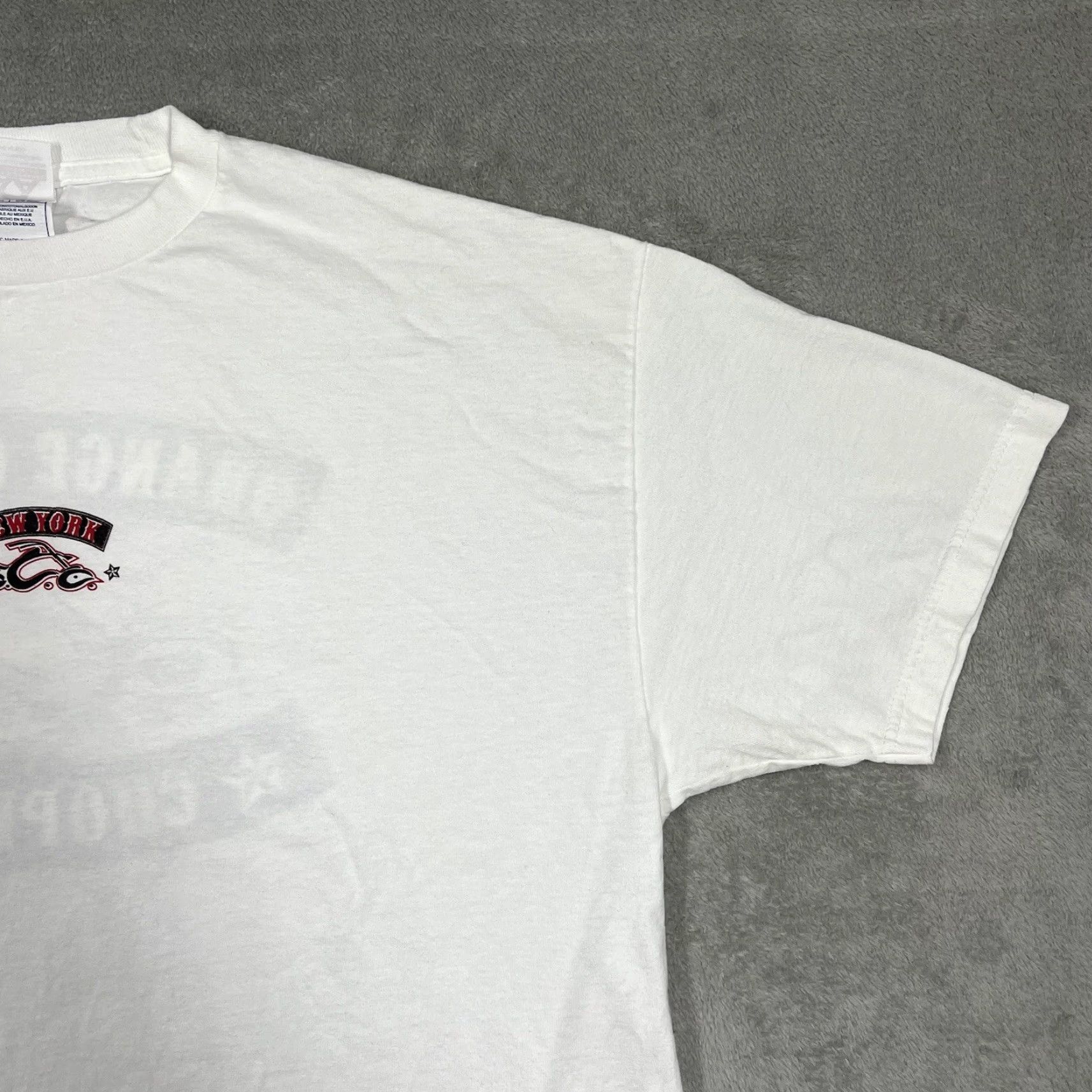 Vintage VINTAGE Orange County Choppers T-Shirt Mens 2XL Puff Print White Logo Motorcycle 90s Mens Size US XXL / EU 58 / 5 - 2 Thumbnail