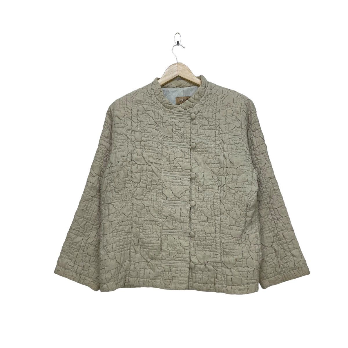 Issey Miyake × Japanese Brand Vintage Japanese Brand Enieme Quiltted Chinese Button Size M / US 6-8 / IT 42-44 - 1 Thumbnail