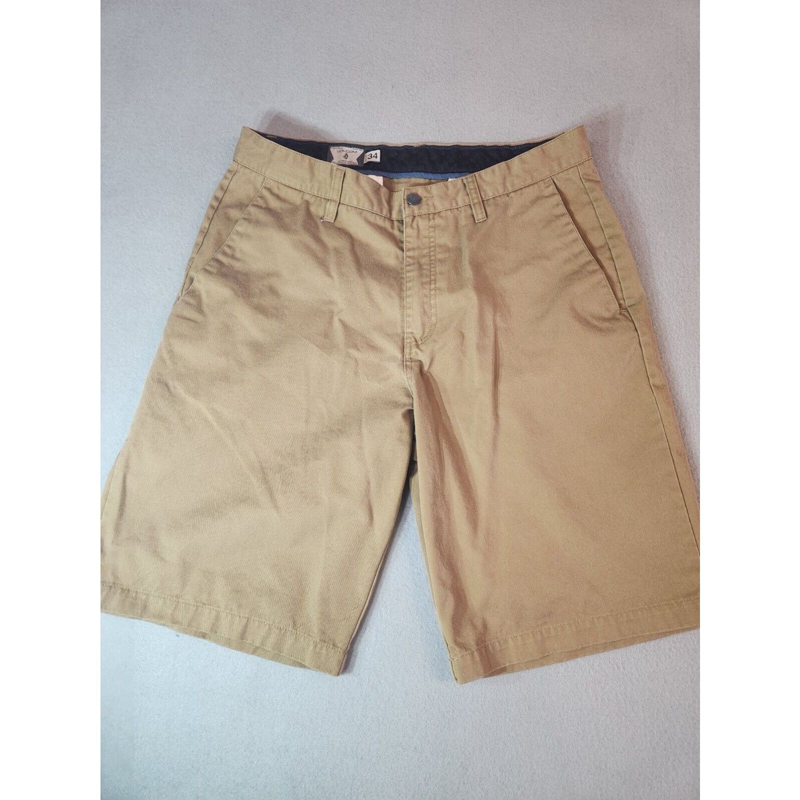 Volcom Volcom Men's Frickin Chino Shorts Size 34 Brown Skate Wear Size US 34 / EU 50 - 4 Thumbnail