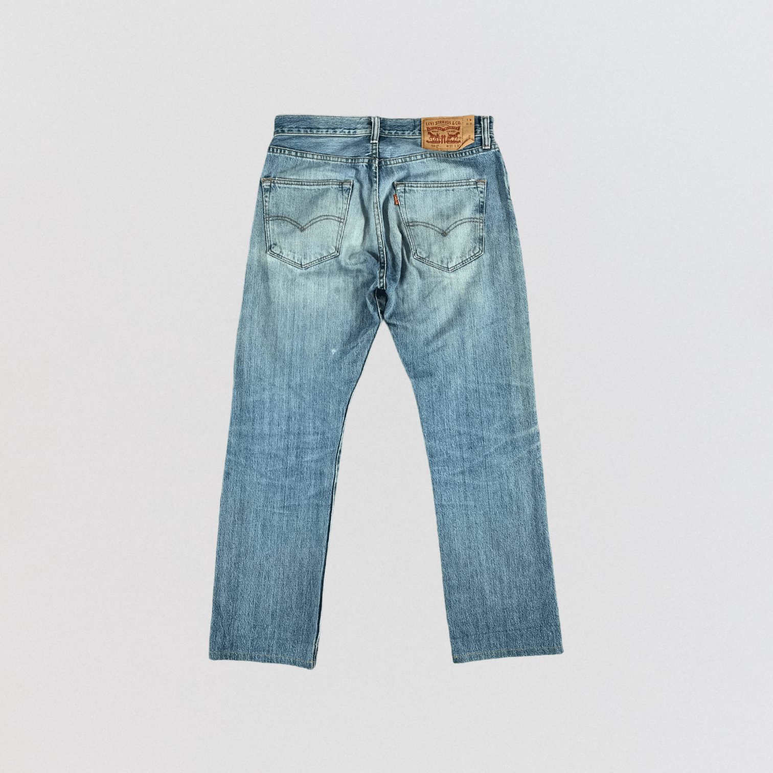 Levi's × Vintage Vintage Light Wash Levis 501 Jeans-JM2720 Size US 33 - 2 Thumbnail