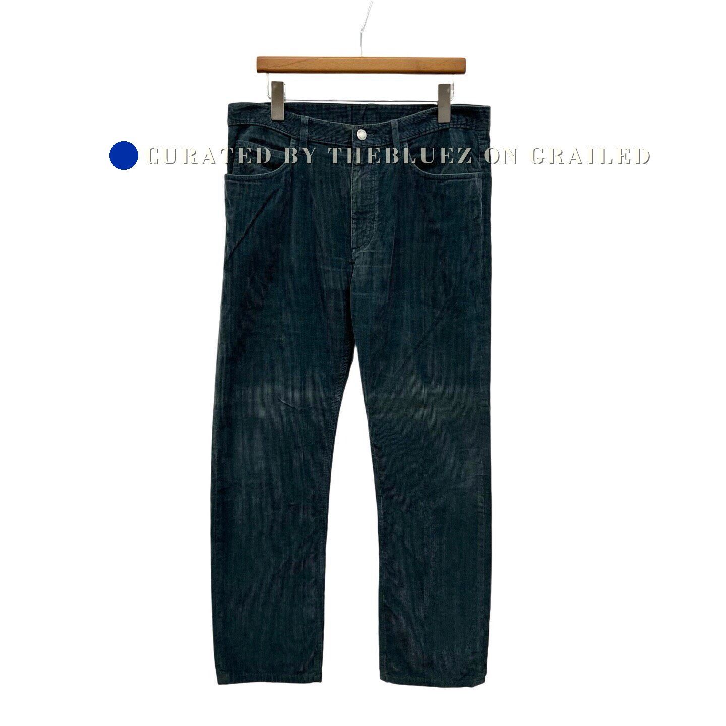 Loro Piana Loro Piana Washed Corduroy Logo Straight Pants Size US 34 / EU 50 - 1 Thumbnail