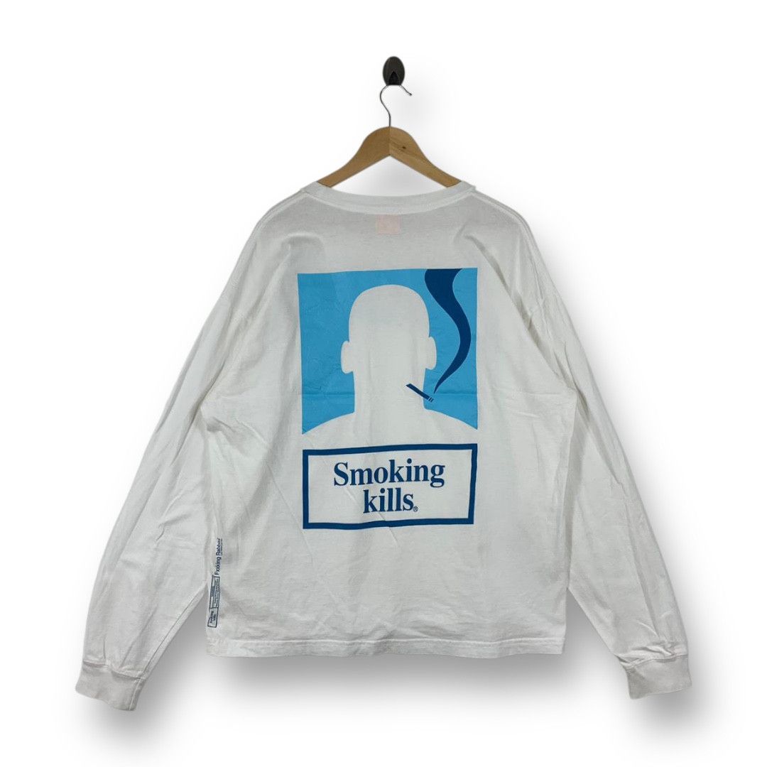 FR2 FR2 Fxxking Rabbits "Smoking Kills" Long Sleeve Tee Size US L / EU 52-54 / 3 - 1 Thumbnail