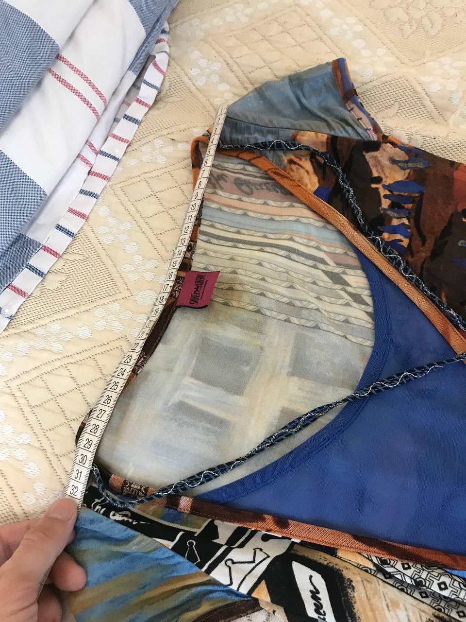 Jean Paul Gaultier 🔥 Save The Queen Patchwork Silk Multicolor Dress JPG Style Size S / US 4 / IT 40 - 13 Thumbnail