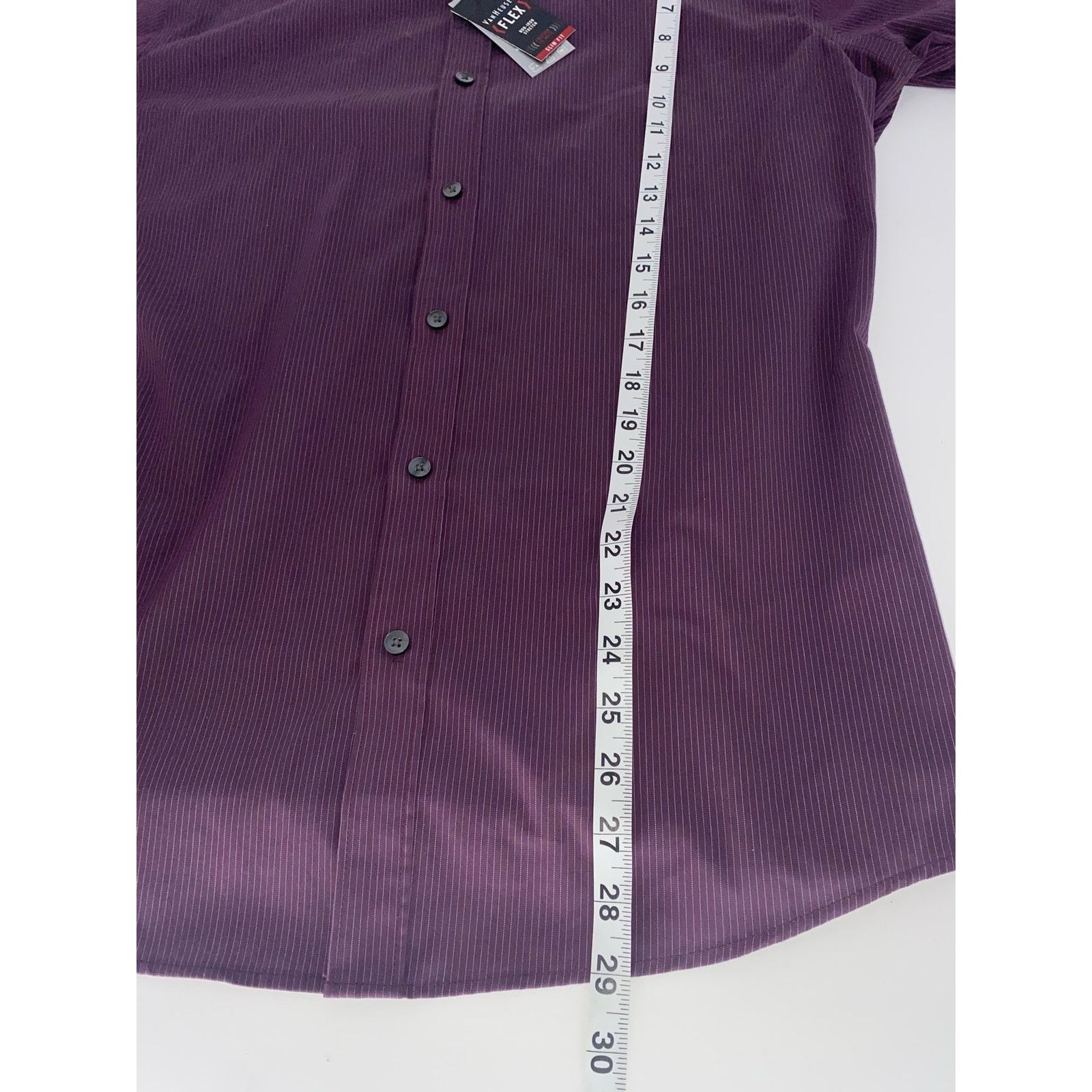 Van Heusen NWT Van Heusen Mens Dress Shirt Size US M / EU 48-50 / 2 - 8 Thumbnail