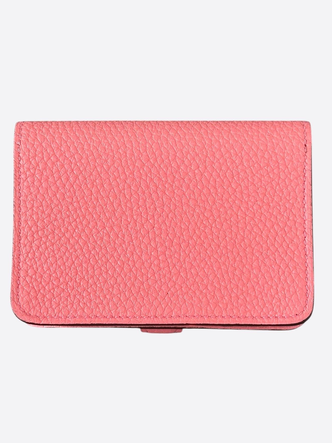 Hermes Hermes Pink Togo & Palladium Hardware Compact Dogon Wallet Size ONE SIZE - 2 Thumbnail