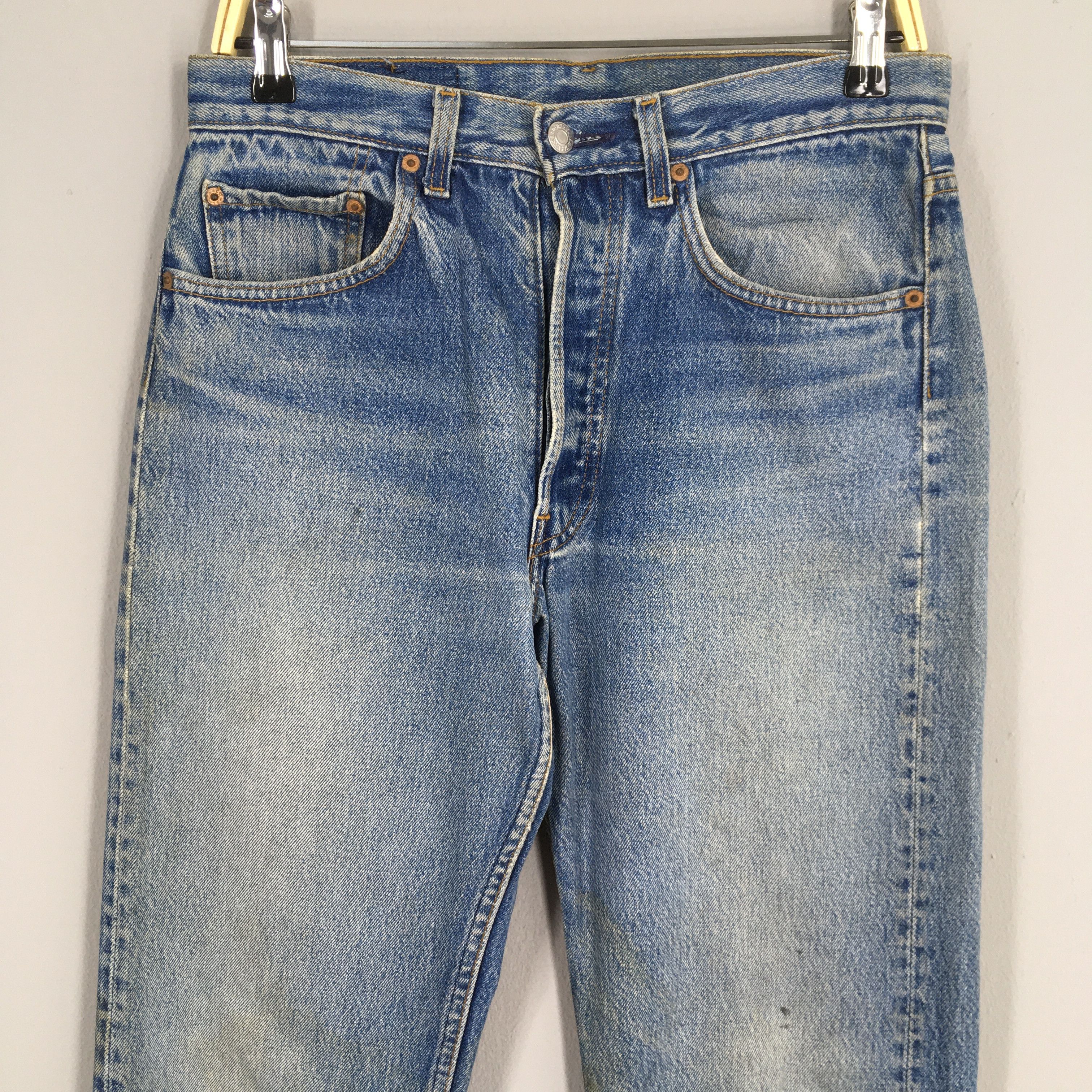 Levi's Size 29x31 Vintage 90's Levi's 501 High Rise Jeans S1748 Size 29" - 2 Thumbnail