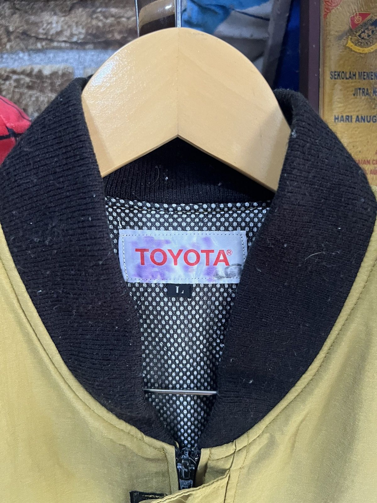 Japanese Brand 🔥Vintage Toyota Zipper Jacket Size US L / EU 52-54 / 3 - 15 Thumbnail