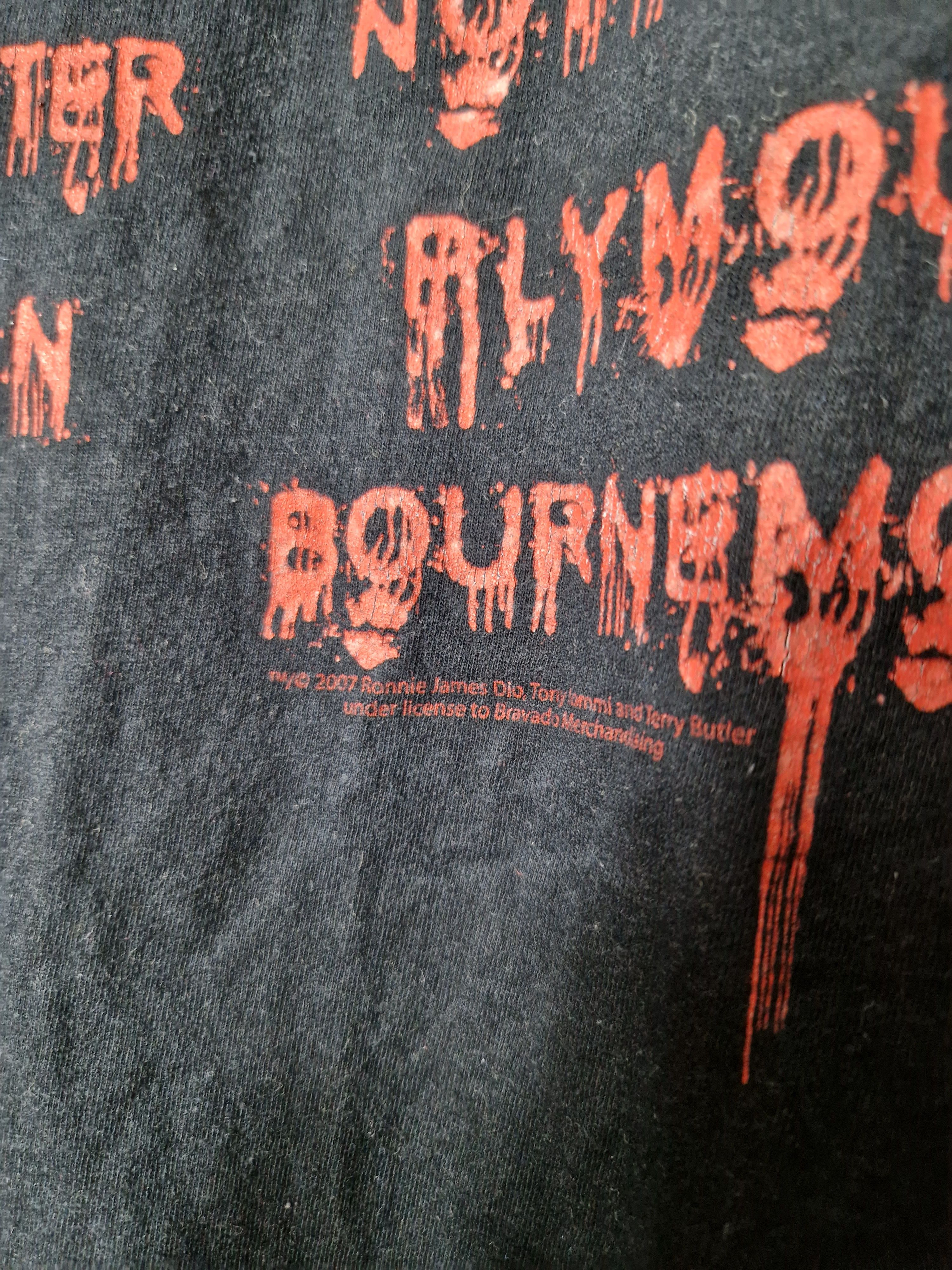 Band Tees Vintage 2007 Black Sabbath Heaven & Hell Tee Ronnie Dio Size US L / EU 52-54 / 3 - 6 Thumbnail