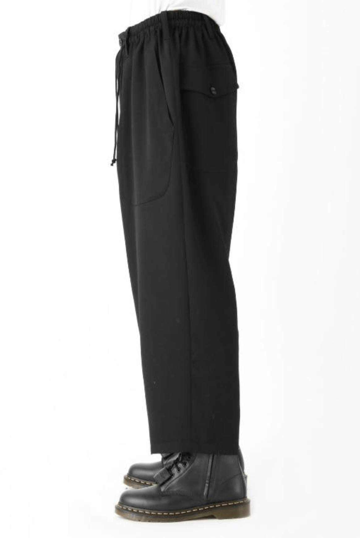 Yohji Yamamoto Yohji Yamamoto Pour Homme - Army Gabardine Wide Pants Size US 32 / EU 48 - 4 Thumbnail