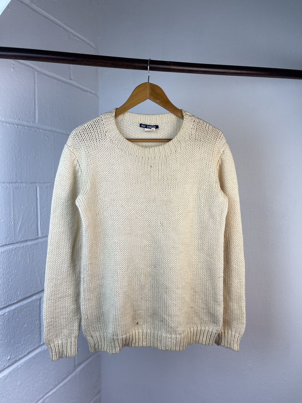 Raf Simons A/W 1997 Raf Simons Distressed Cable Knit Size US M / EU 48-50 / 2 - 7 Thumbnail