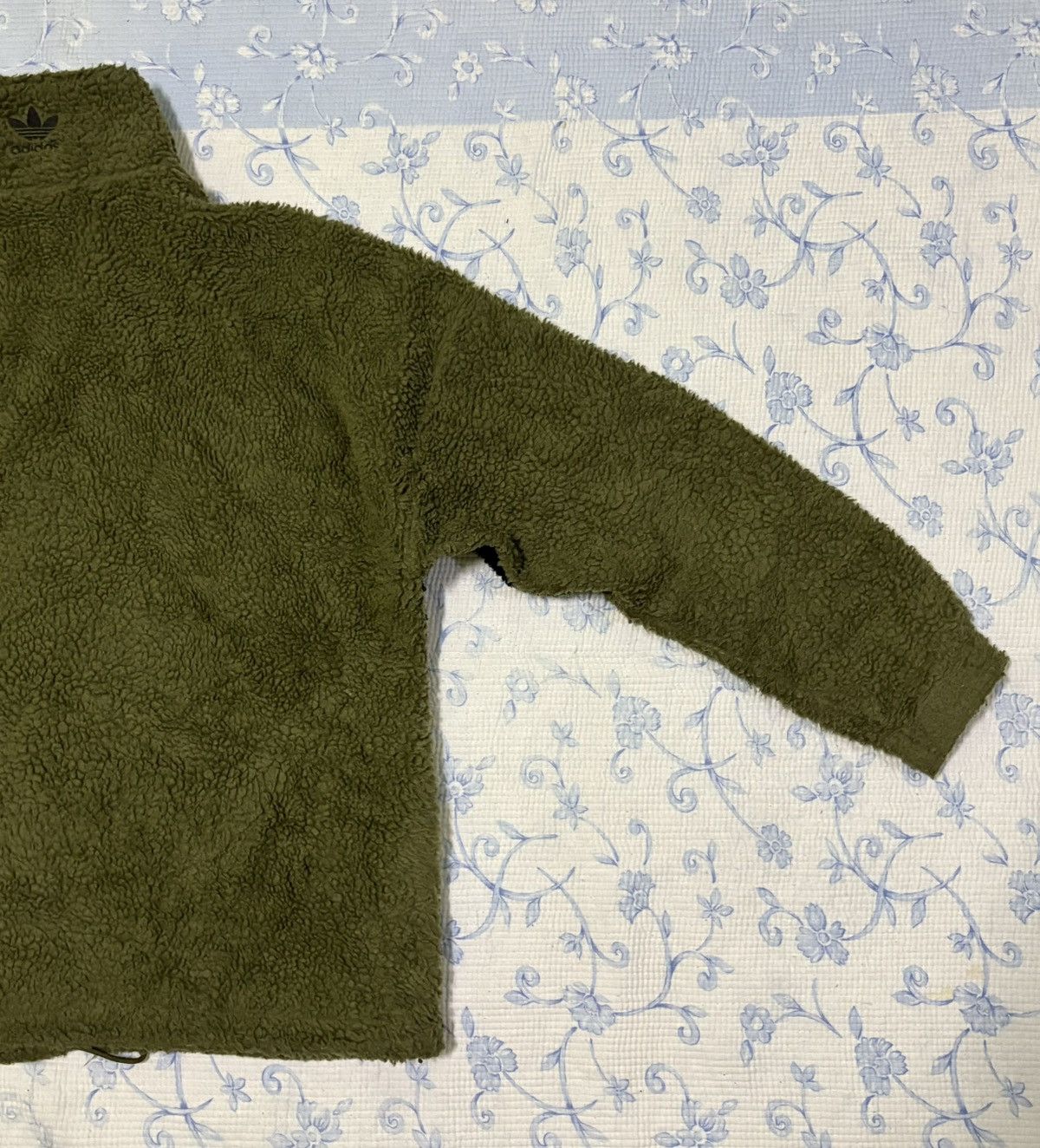 Adidas Adidas Sherpa Jacket Sweater Knitwear Big Logo Size US M / EU 48-50 / 2 - 10 Thumbnail