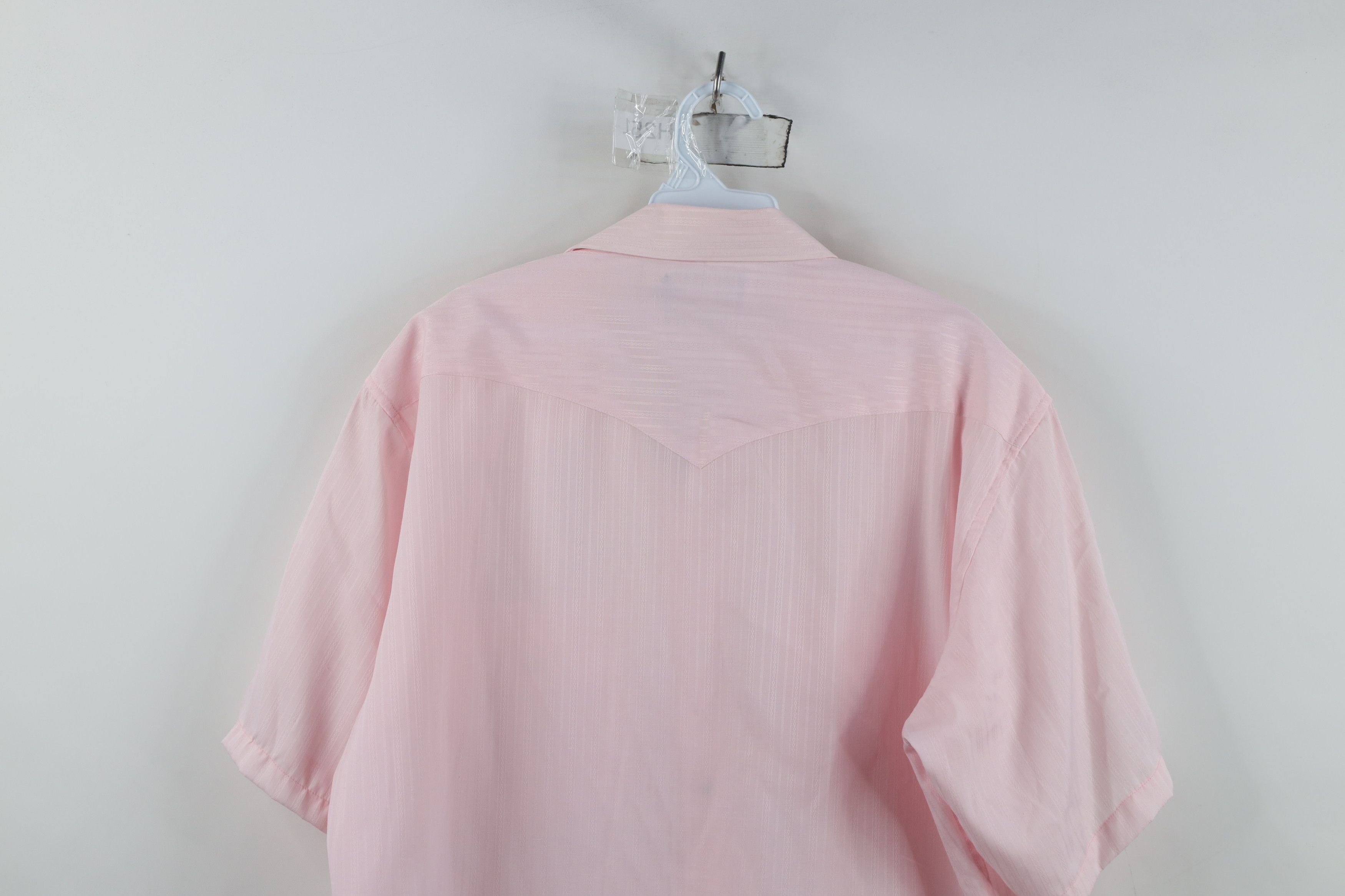 Vintage Vintage 90s Streetwear Western Cowboy Snap Button Shirt Pink Size US M / EU 48-50 / 2 - 11 Thumbnail