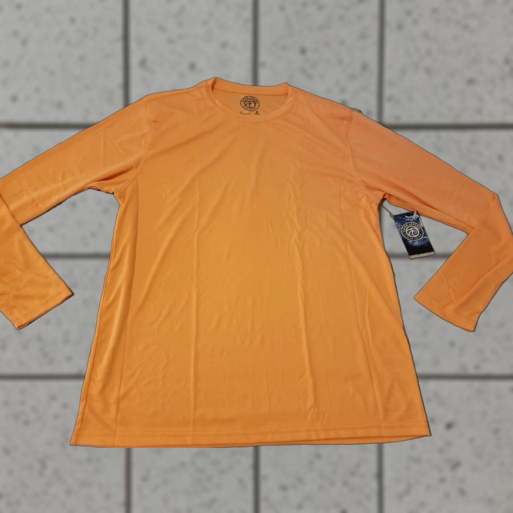 Vintage Vapor Apparel Shirt Mens L Orange Long Sleeve Athletic Activewear T-Shirt Size US L / EU 52-54 / 3 - 1 Thumbnail