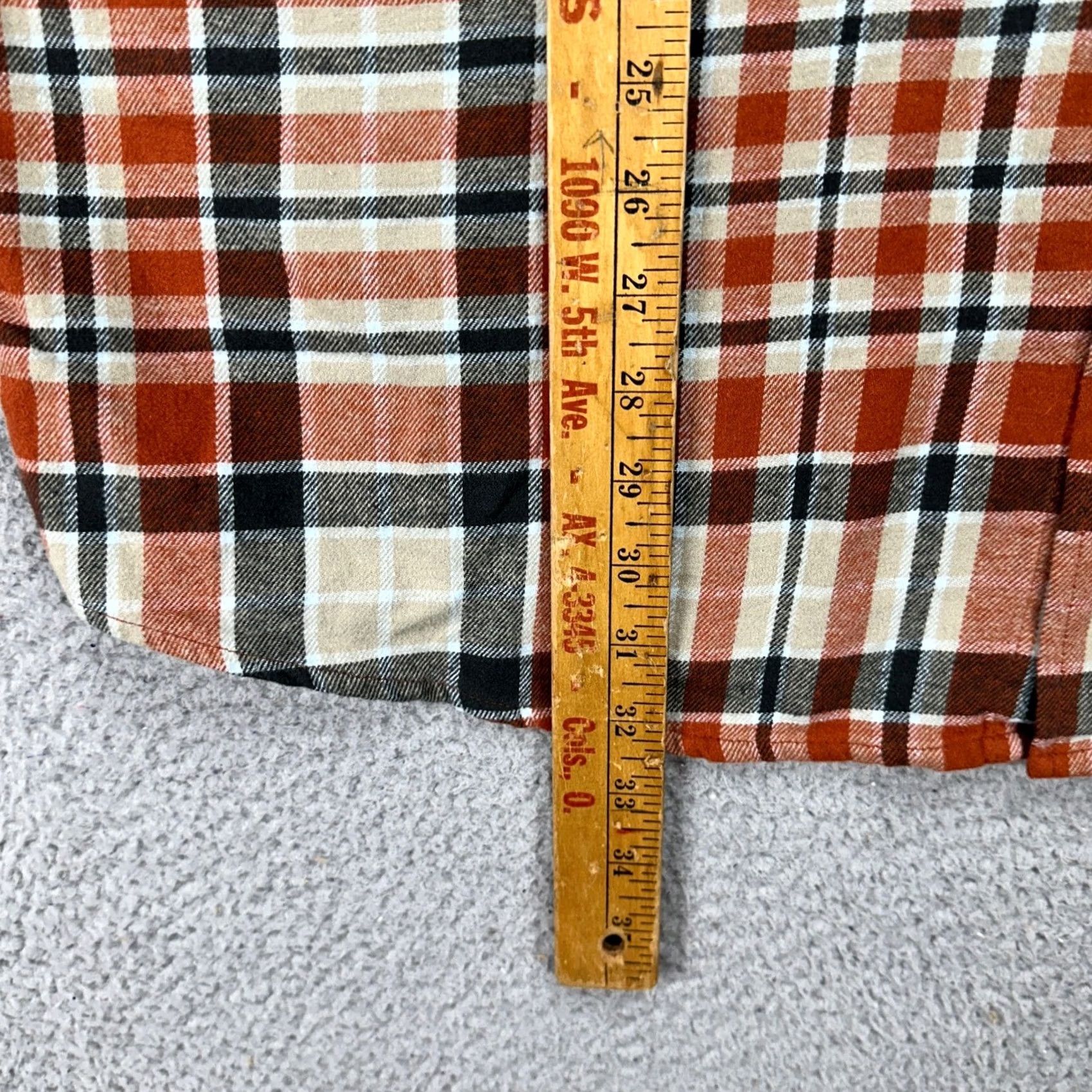 Eddie Bauer Eddie Bauer Mens Flannel Shirt 2XL Brown Gray Plaid Button Up Long Sleeve NEW Size US XXL / EU 58 / 5 - 7 Thumbnail