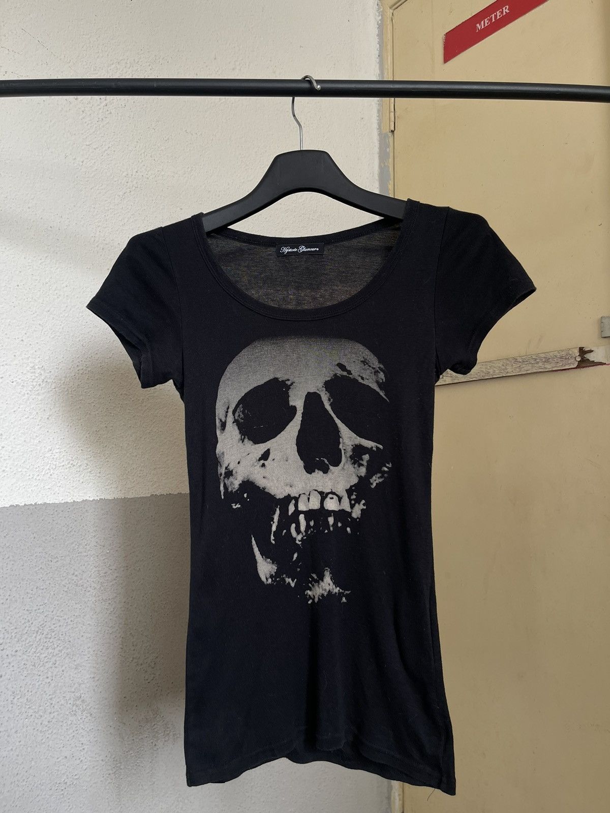 Hysteric Glamour Skullberry Cropped T Shirt