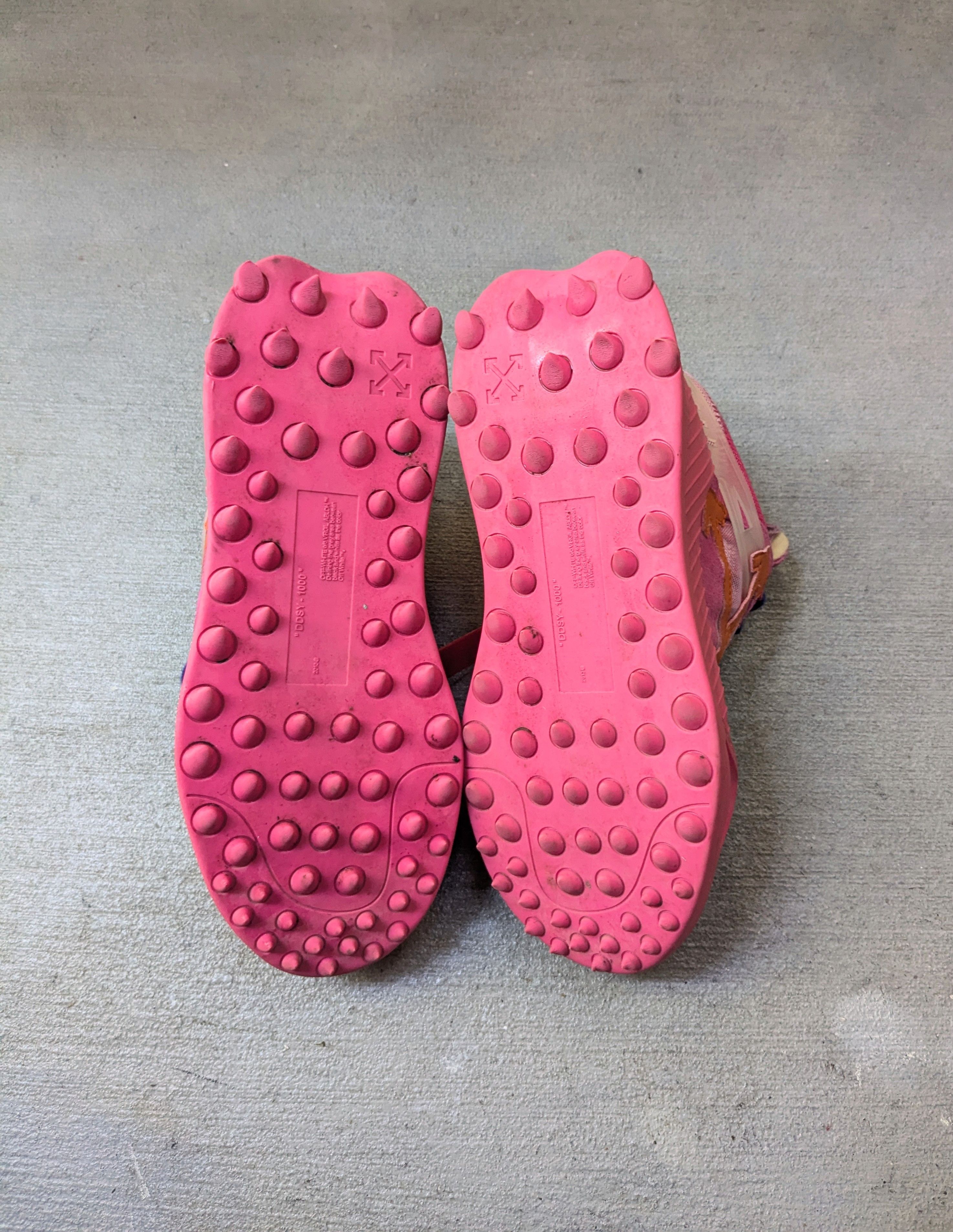 Off-White Off-White Odsy-2000 Sneakers Pink 7 40 Suede Size US 7 / EU 40 - 16 Thumbnail