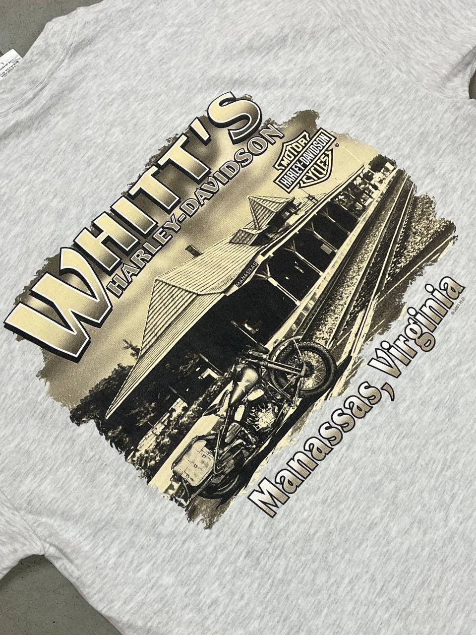 Vintage 2001 Vintage Harley Davidson Tee Manassas, Virginia Size US L / EU 52-54 / 3 - 4 Thumbnail