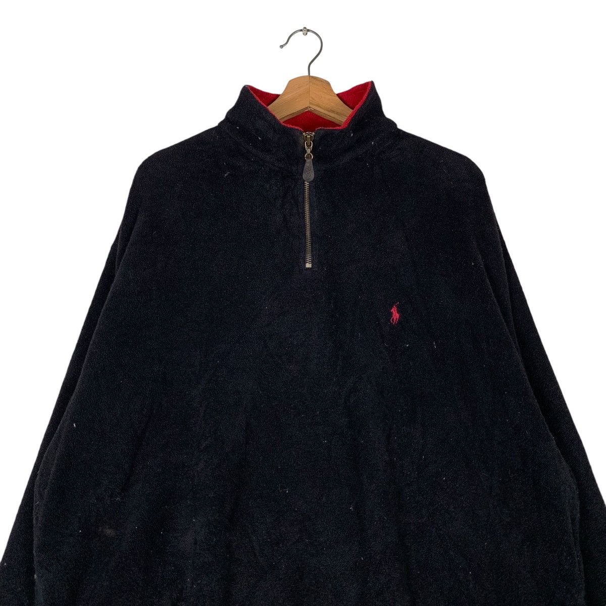 Polo Ralph Lauren POLO RALPH LAUREN Half Zip Turtleneck Fleece #1416-C64 Size US XL / EU 56 / 4 - 2 Thumbnail