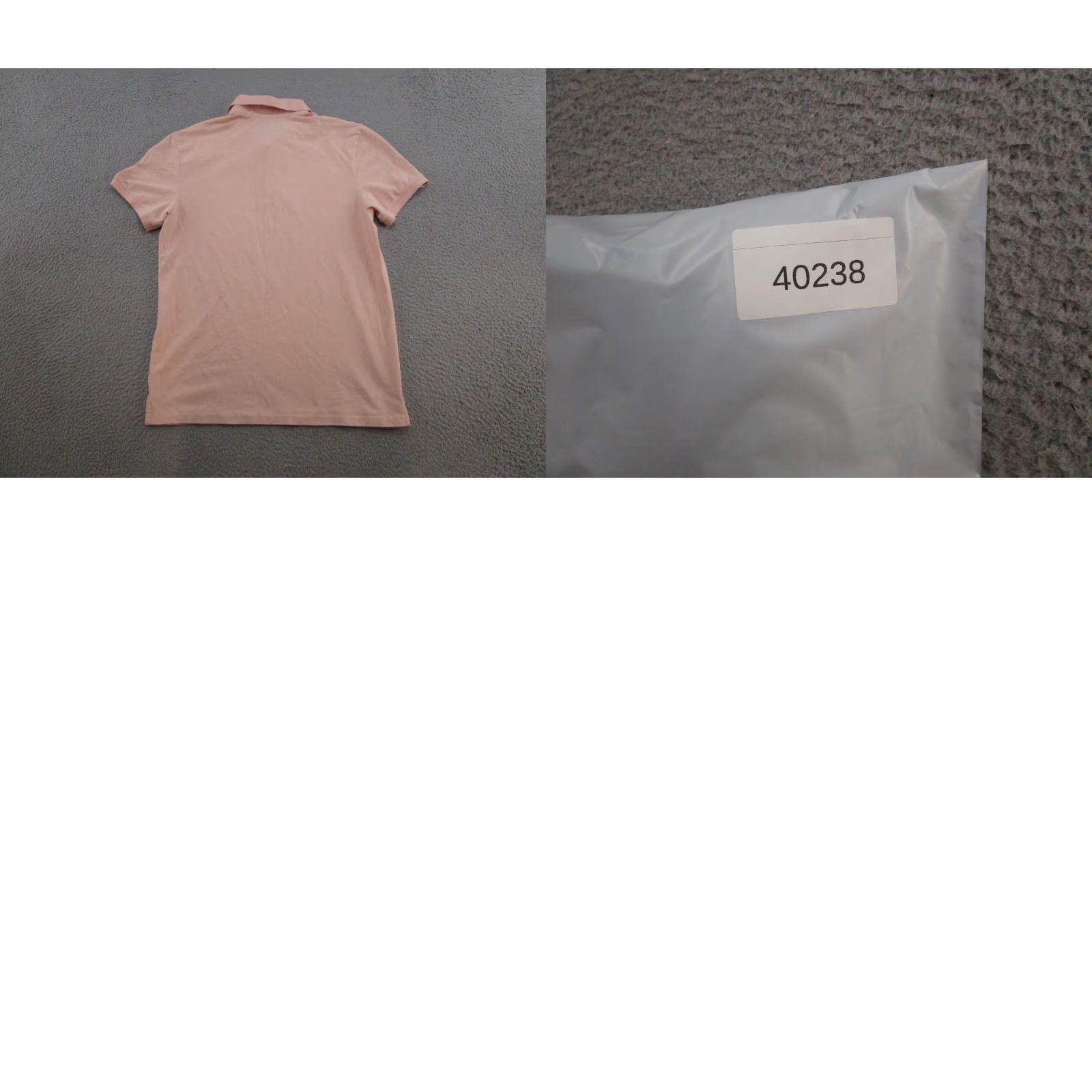 Vintage VRST Polo Shirt Mens M Pale Peach Pink Geometric Logo Short Sleeve Knit Cotton Blend Golf Polo 2020s Sports All Seasons Stretch Regular Mens Size US M / EU 48-50 / 2 - 8 Thumbnail