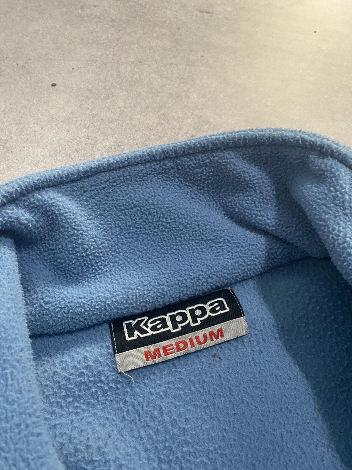 Kappa × Vintage Vintage Kappa 1/4 Zip Fleece Blue Sweatshirt Size US M / EU 48-50 / 2 - 5 Thumbnail