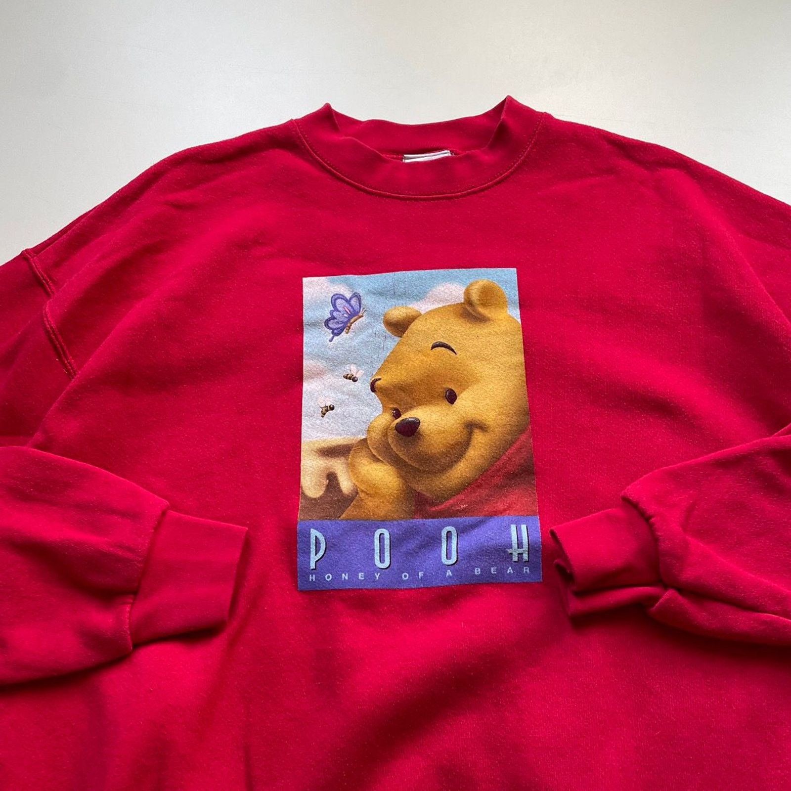 Disney Vintage Y2K Winnie The Pooh Disney Cartoon Crewneck XL Rare Size US XL / EU 56 / 4 - 2 Thumbnail