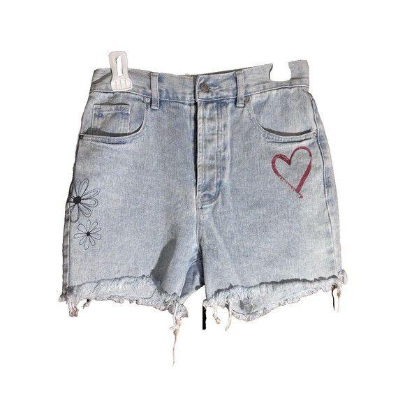 Pacsun Pacsun Women 90S Girlfriend Button Fly Denim Short 26 Size 26" / US 2 / IT 38 - 1 Thumbnail