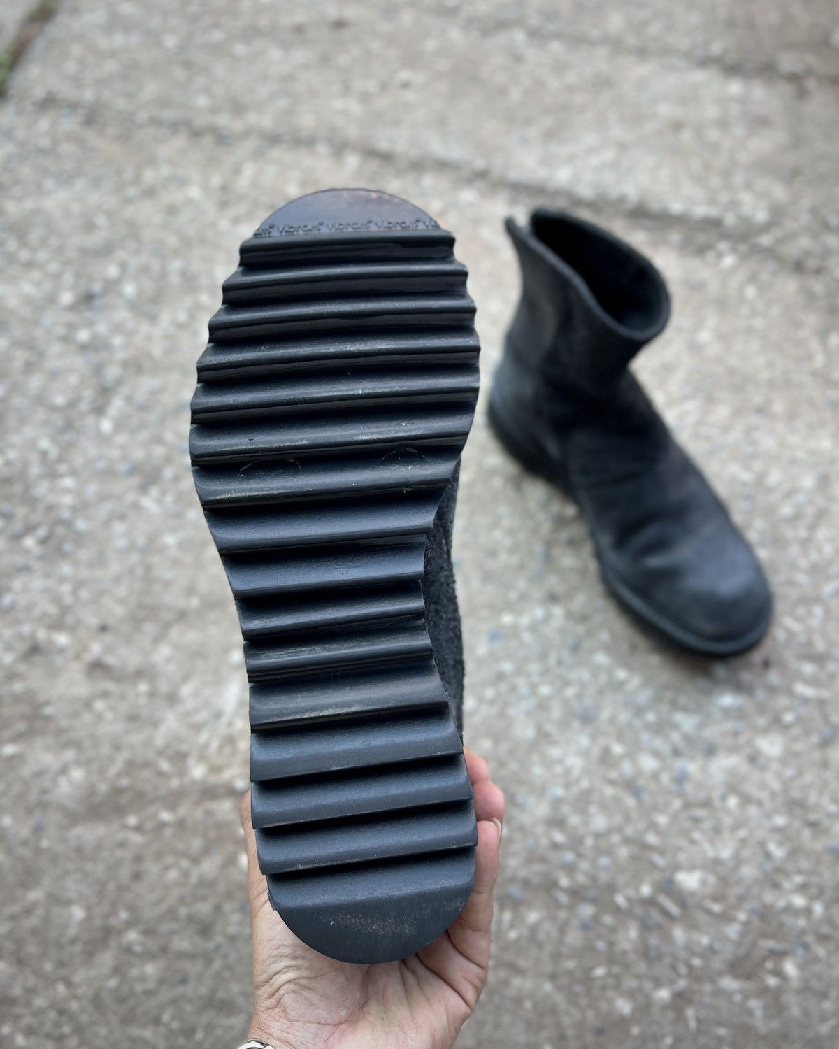 Julius Julius_7 SS16 Angel_s Blistered Reverse Cow Back Zip Boots Size US 8.5 / EU 41-42 - 11 Thumbnail