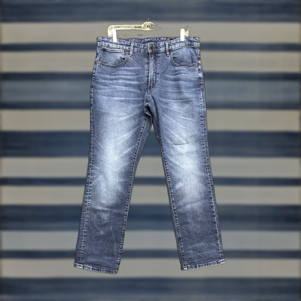 Bonobos Bonobos Jeans Mens 34X30 Slim Straight Denim Blue 5-Pocket Cotton Stretch Regular Regular Mens Jeans Size US 34 / EU 50 - 1 Thumbnail