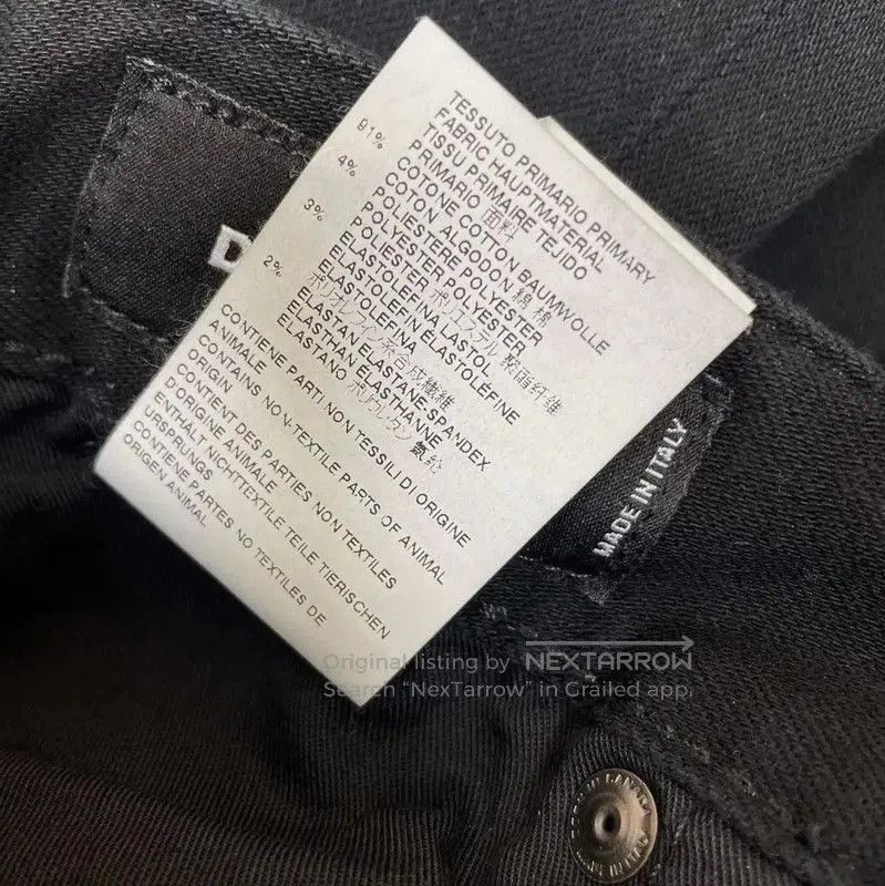 Dsquared2 DSQUARED2 Men's Black Denim Casual Pants . Size US 26 / EU 42 - 5 Thumbnail