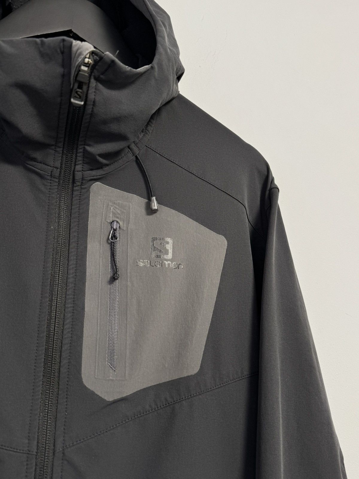 Salomon Salomon Men's Hoodie Polyamide with Elastane, Nylon Full Zip Size US L / EU 52-54 / 3 - 6 Thumbnail