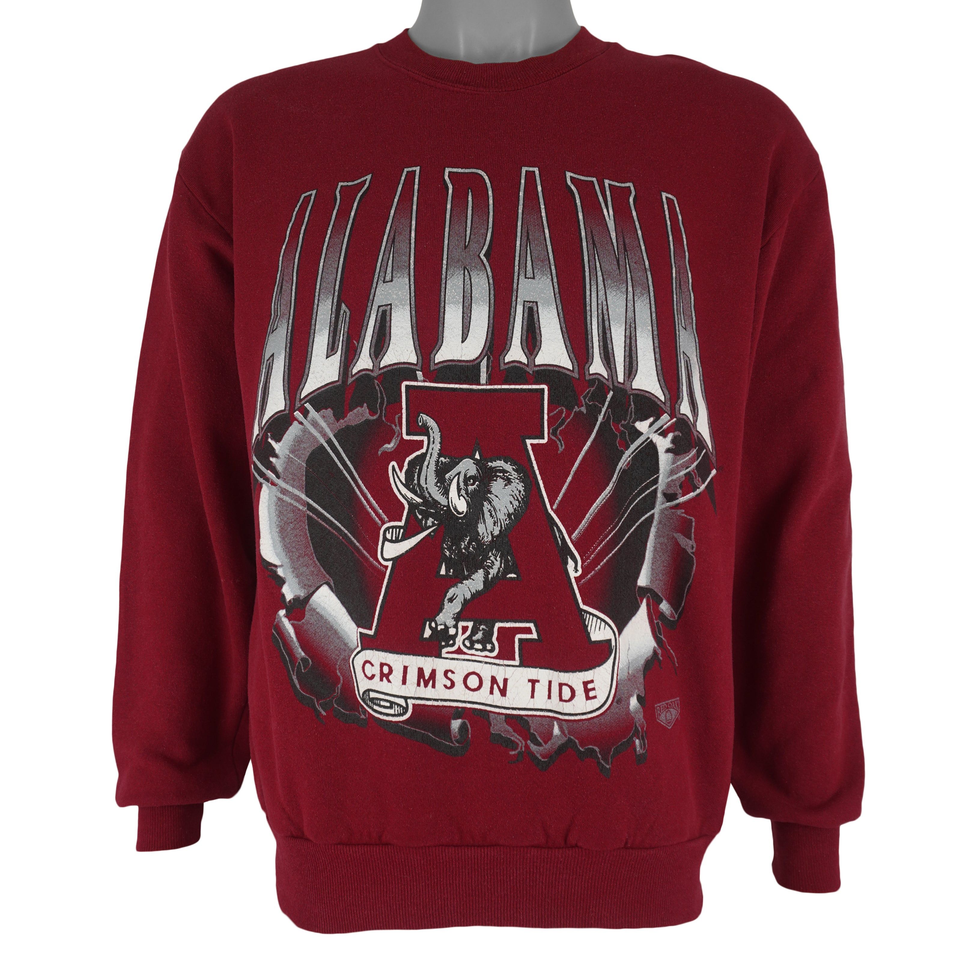 NCAA Red Oak - Alabama Crimson Tide Big Logo Sweatshirt 1990s Size US M / EU 48-50 / 2 - 1 Thumbnail