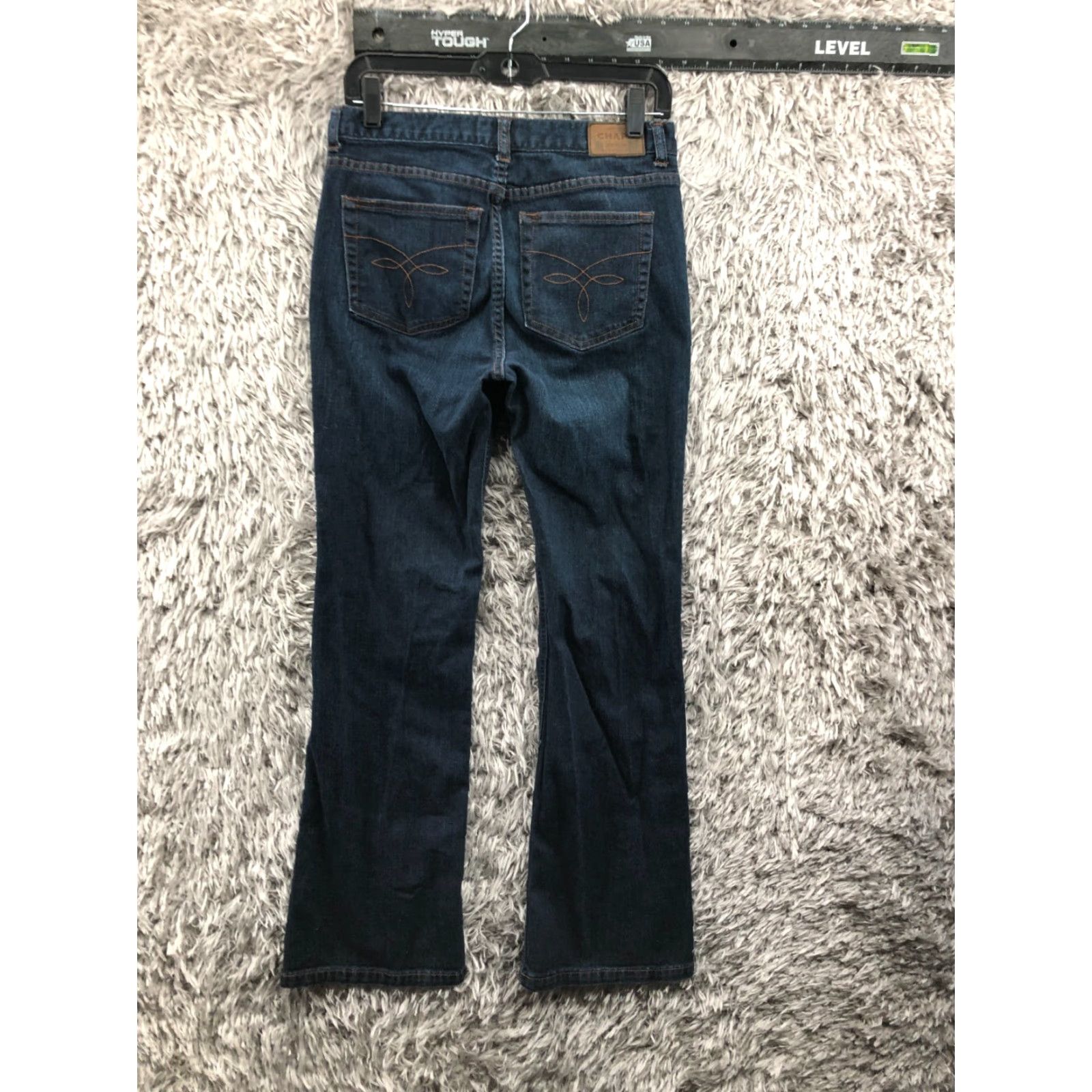 Chaps Chaps Jeans Bootcut Womens Size 6 Mid Rise Dark Wash Blue Denim Size 28" / US 6 / IT 42 - 5 Thumbnail