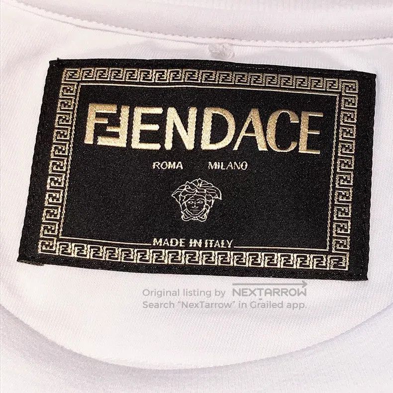 Fendi Fendi FENDACE gold thread embroidered T-shirt, XXS size Size XXS / US 00 / IT 34 - 7 Thumbnail