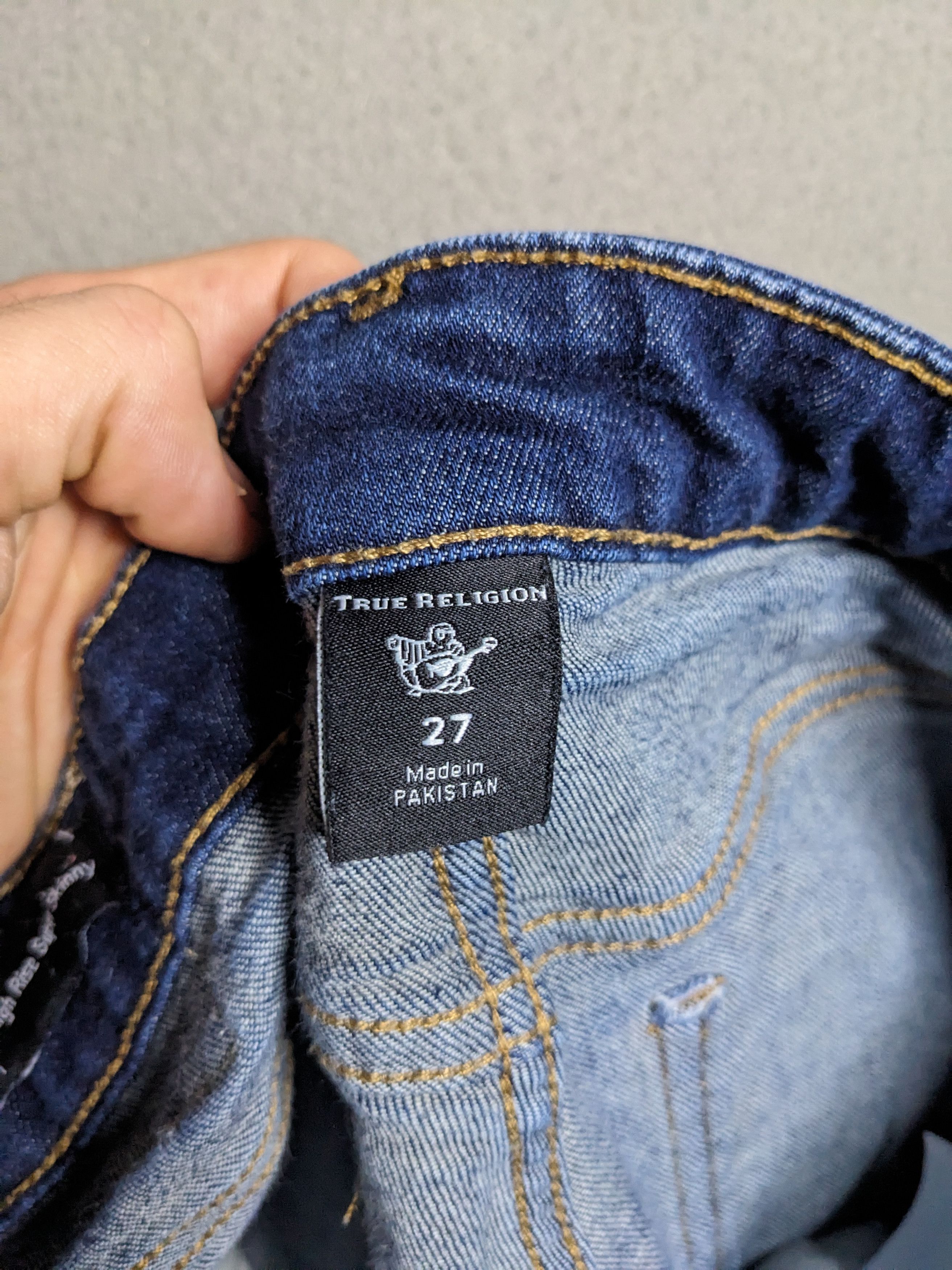 True Religion True Religion Womens Halle Skinny Jeans 28x28 Button Fly Y2K Size 28" / US 6 / IT 42 - 12 Thumbnail