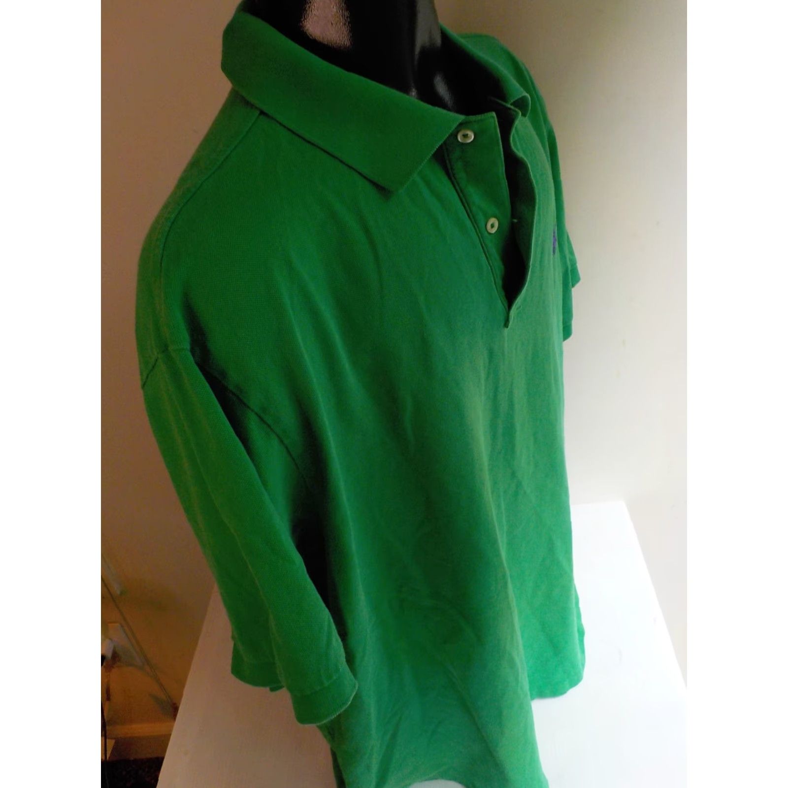 Polo Ralph Lauren POLO RALPH LAUREN Polo Shirt 100% Cotton Green SZ 2XB Men Short Sleeve Polo Shirt Size US XXL / EU 58 / 5 - 3 Thumbnail