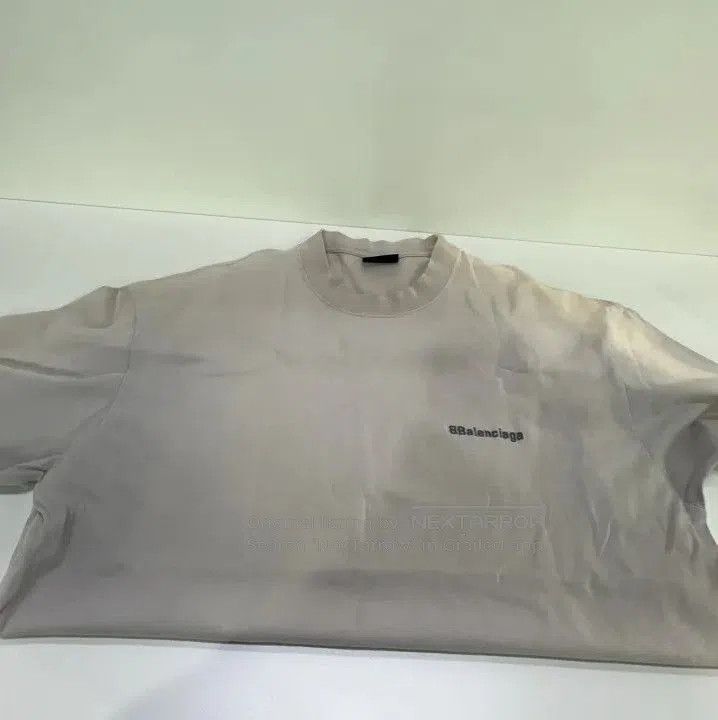 Balenciaga Balenciaga Gray Crew Neck T. Size US M / EU 48-50 / 2 - 4 Thumbnail