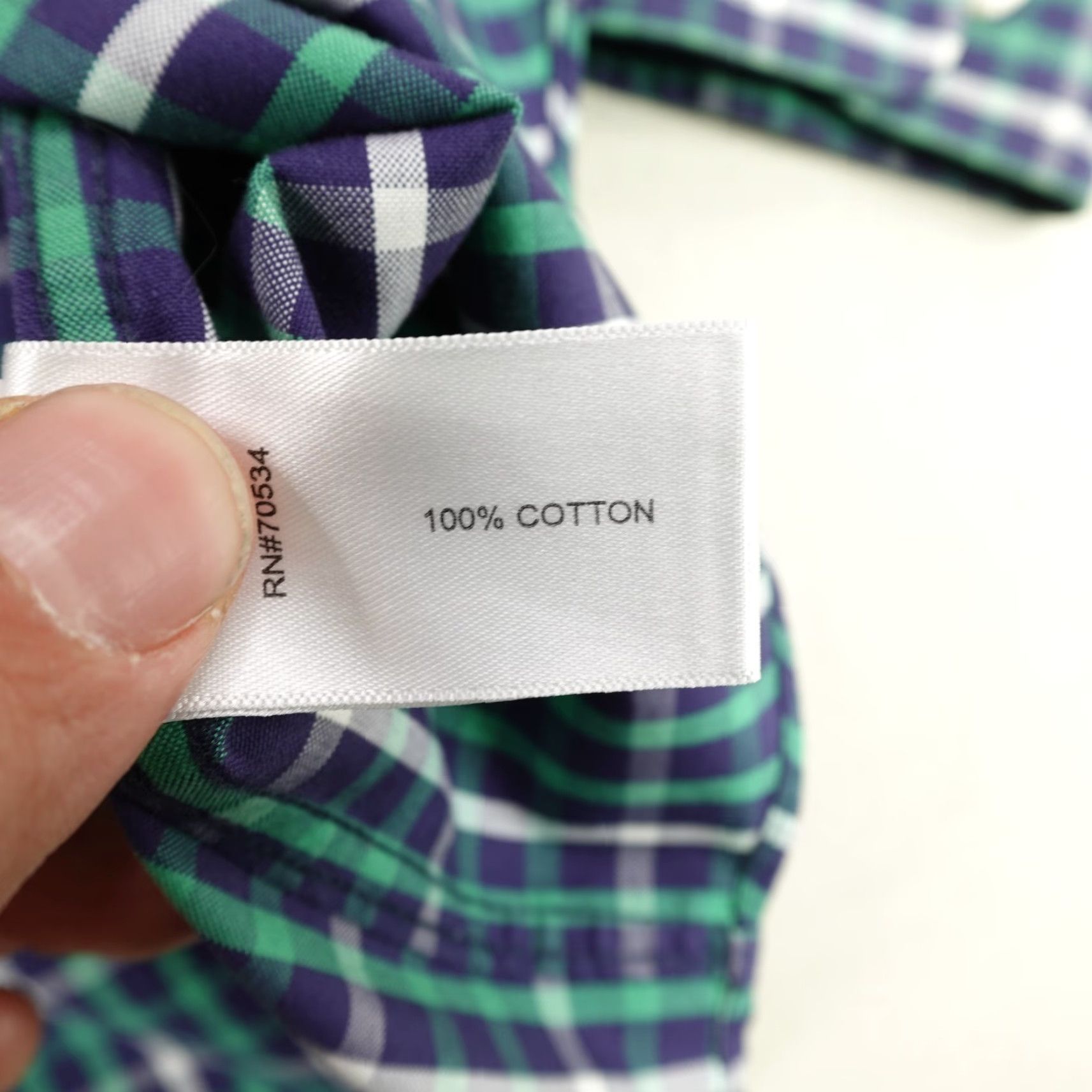 Orvis Vintage Orvis Men's Long Sleeve Plaid Cotton Shirt Large Green Blue Casual Workwear Hiking Camping Size US L / EU 52-54 / 3 - 5 Thumbnail