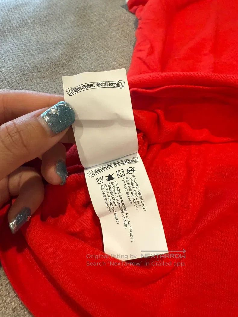 Chrome Hearts CHROME HEARTS Size M Red horseshoe printed short sleeve T-s Size US M / EU 48-50 / 2 - 7 Thumbnail