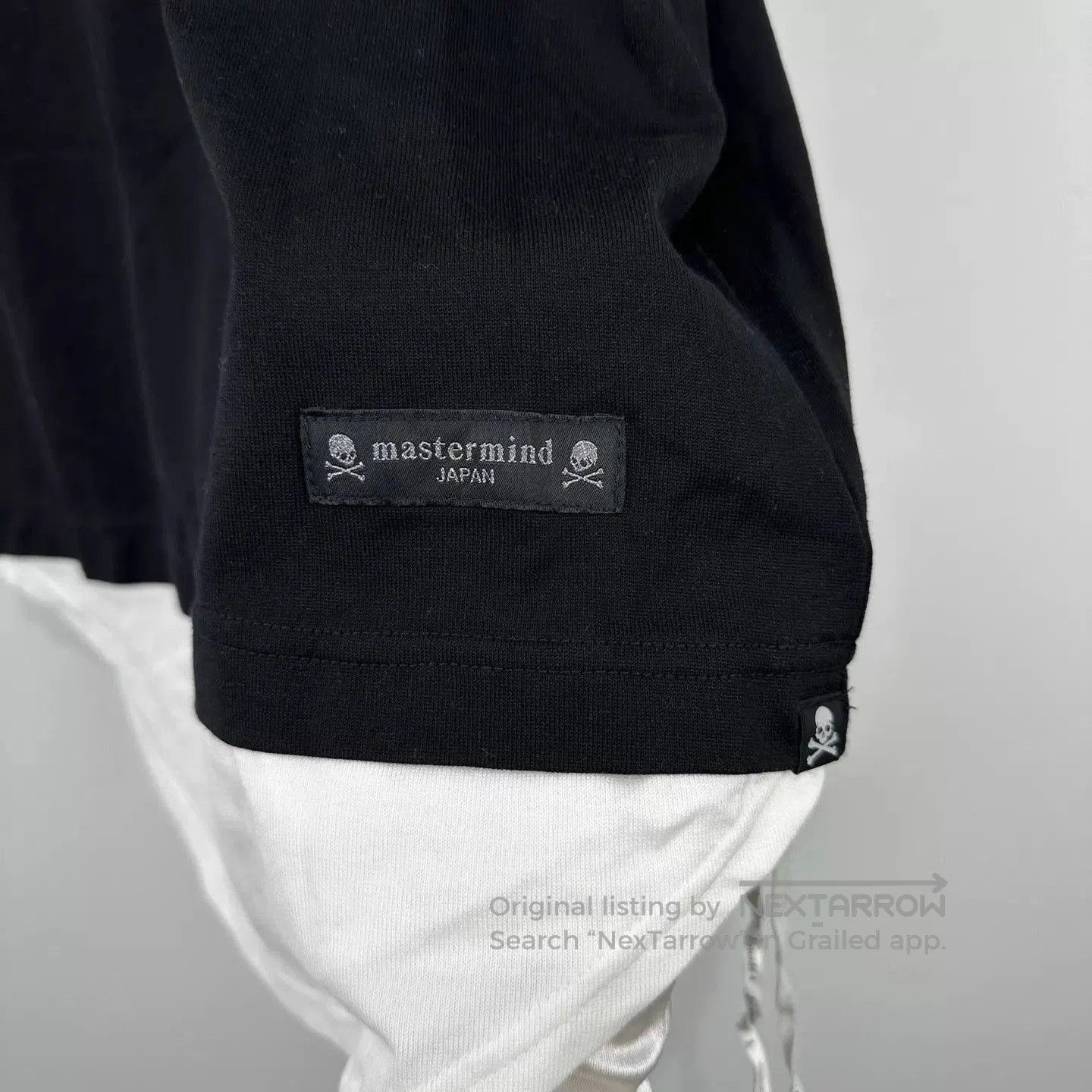 Mastermind Japan Black Layered Short Sleeve Shirt. Size US M / EU 48-50 / 2 - 5 Thumbnail