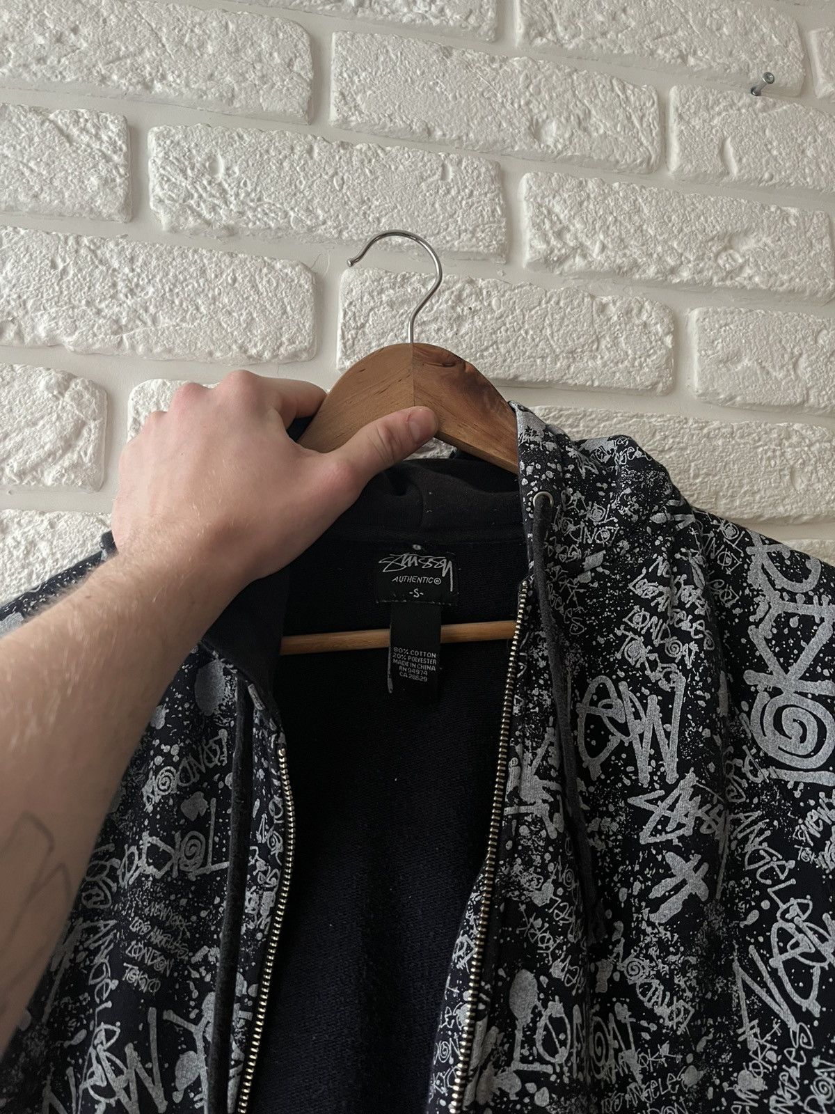 Stussy Vintage Stussy 90s ziphoodie Size US S / EU 44-46 / 1 - 4 Thumbnail