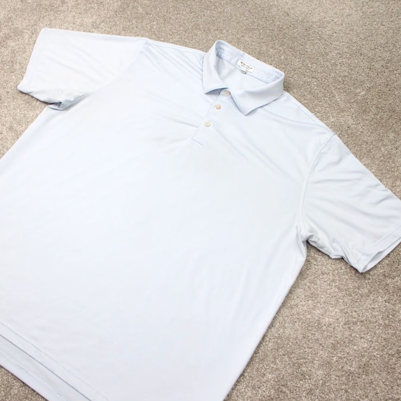 Peter Millar Peter Millar Summer Comfort Polo Shirt Mens 2XL Blue Poly Spandex Short Sleeve Golf Shirt Size US XXL / EU 58 / 5 - 3 Thumbnail