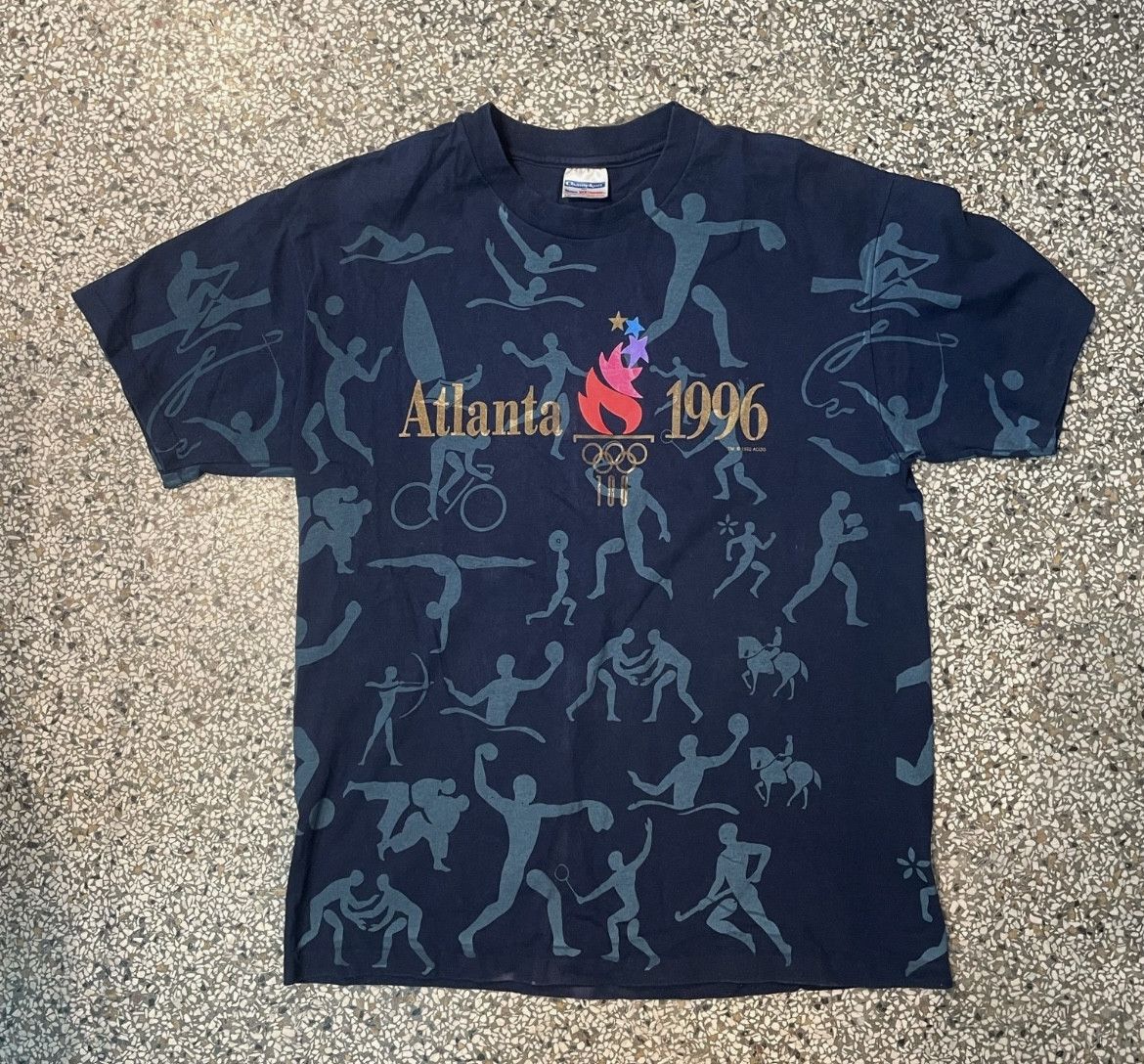 Hanes Vintage Atlanta 1996 Olympics all-over print tee Size US L / EU 52-54 / 3 - 1 Thumbnail