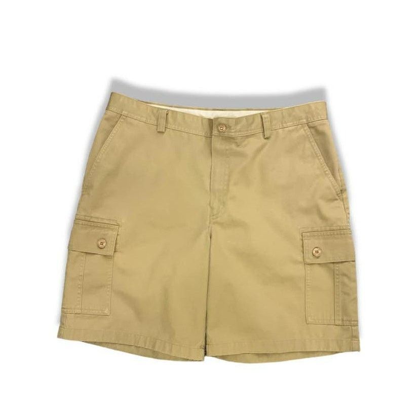 L.L. Bean Vintage LL Bean Tan Khaki Cargo Bermuda Shorts Sz 36 Cotton Size US 36 / EU 52 - 6 Thumbnail