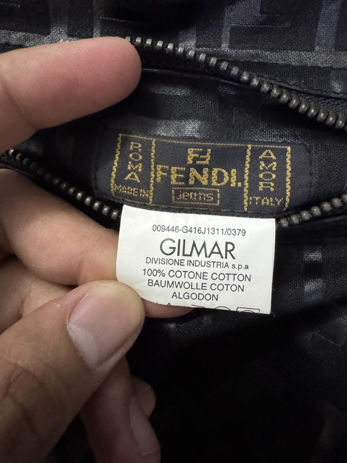 Fendi VINTAGE FENDI ZUCCA MONOGRAM REVERSIBLE ZIPPER JACKET Size US L / EU 52-54 / 3 - 9 Thumbnail