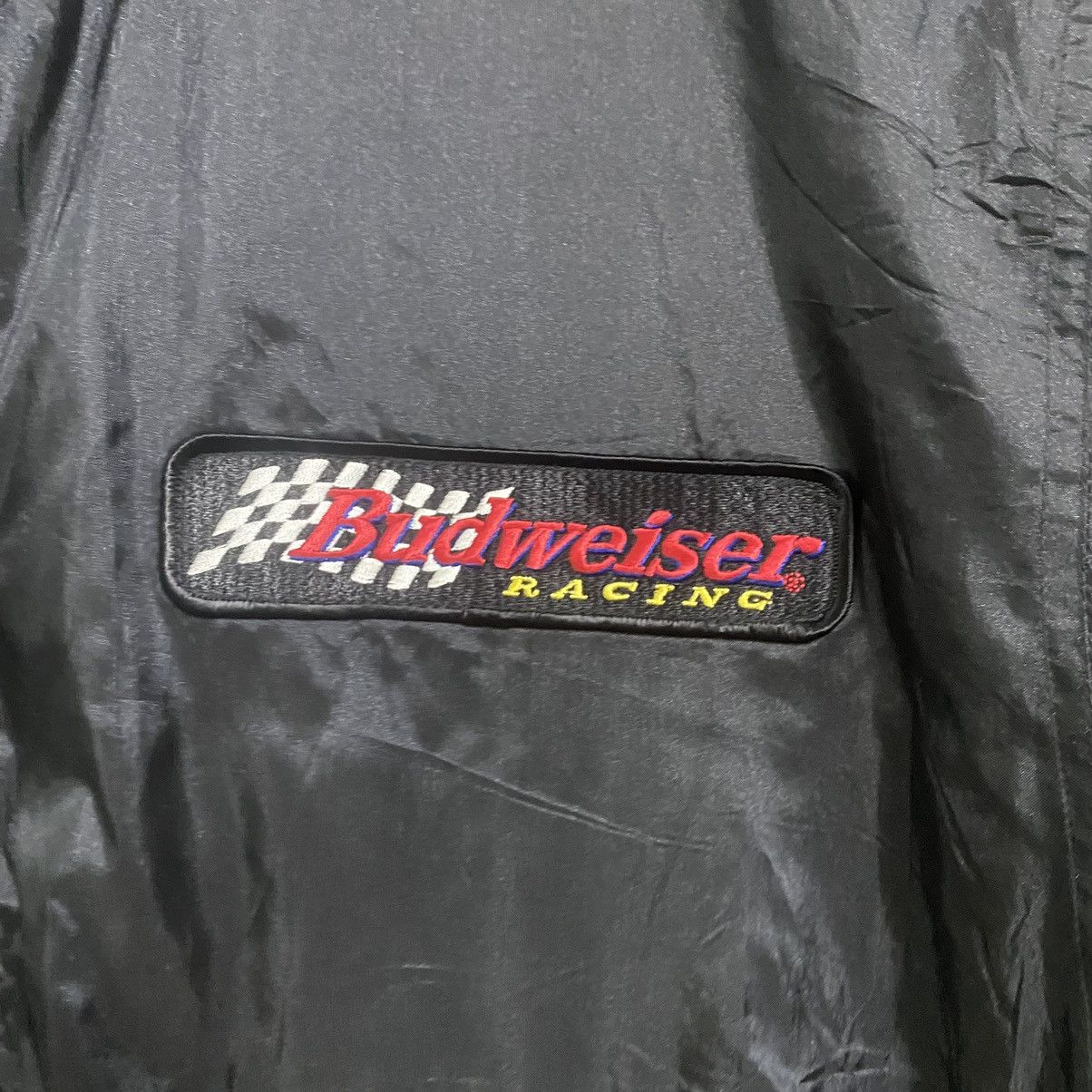 Vintage Vintage 1998 Budweiser Racing Bomber Jacket Size US XL / EU 56 / 4 - 18 Thumbnail