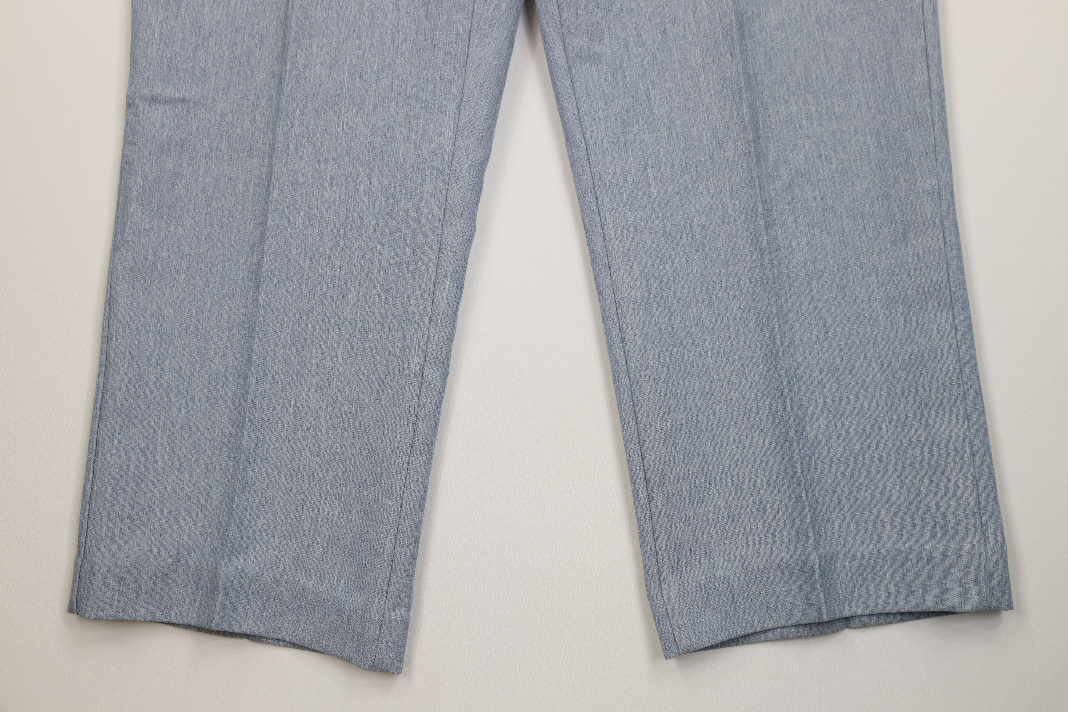 Vintage Vintage 70s Streetwear Flared Wide Leg Chino Pants USA Size US 34 / EU 50 - 4 Thumbnail