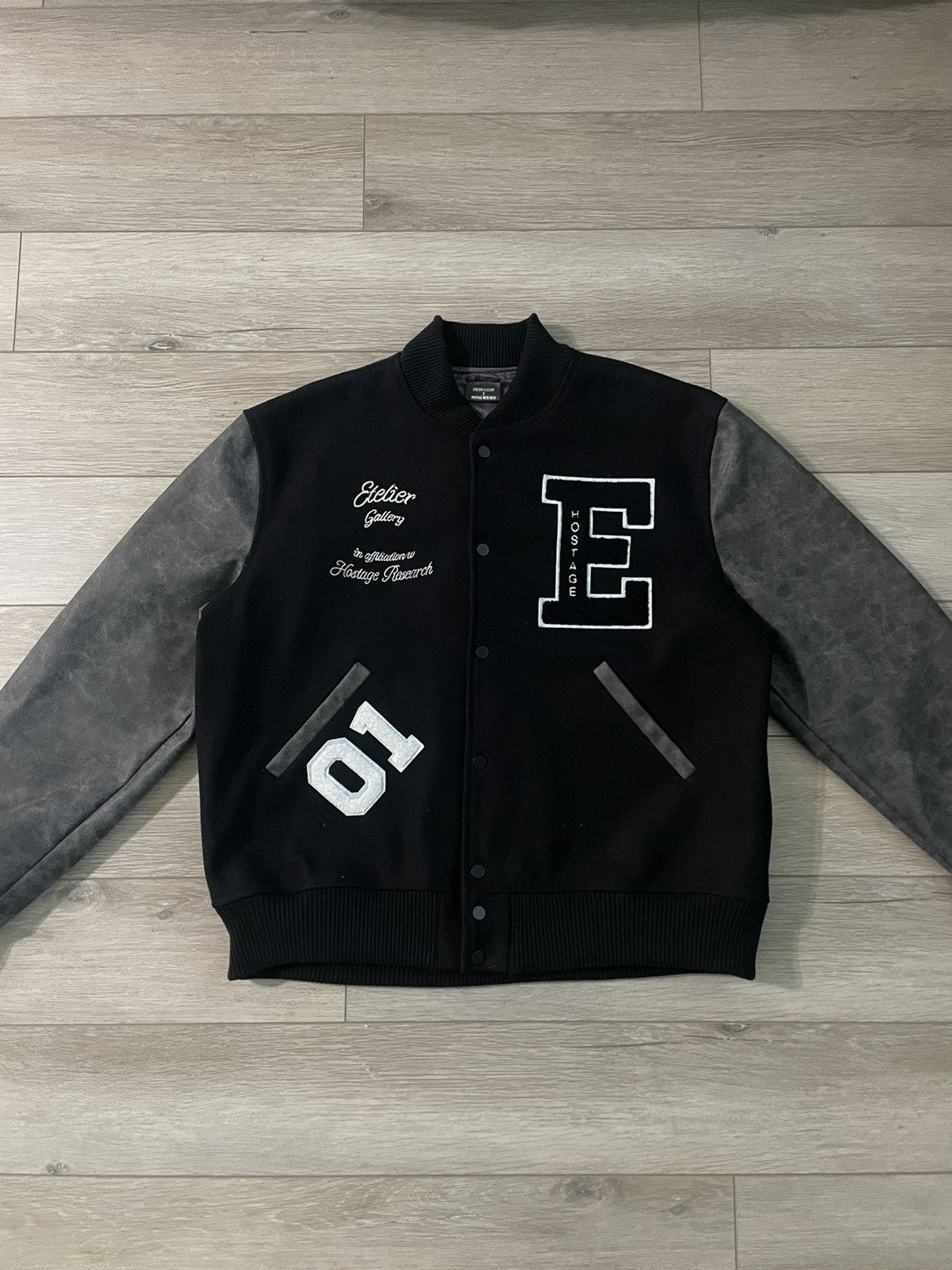 Etelier Gallery Etelier Gallery x Hostage Varsity Jacket Size US XL / EU 56 / 4 - 1 Thumbnail
