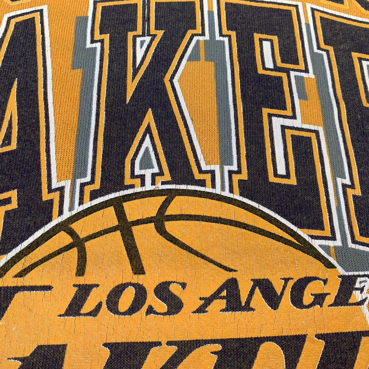 NBA VINTAGE 90s DISTRESSED ARTEX LAKERS SWEATSHIRT BASKETBALL Size US L / EU 52-54 / 3 - 7 Thumbnail